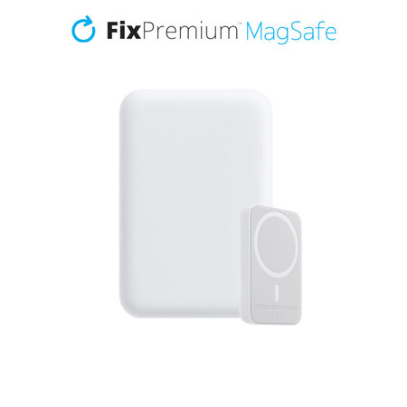 FixPremium - MagSafe PowerBank 5000 mAh, blanc