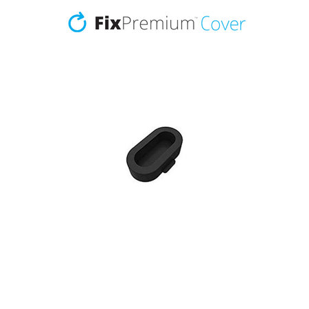 FixPremium - Cache du port de charge pour montre Garmin, noir