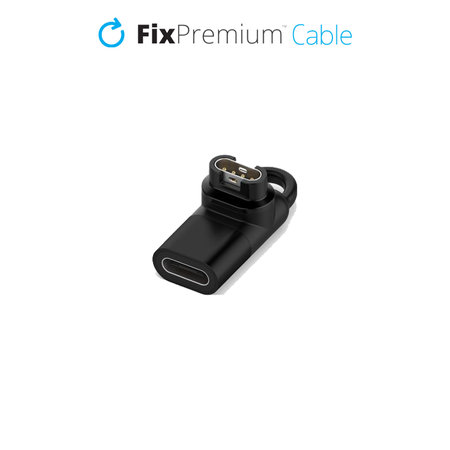 FixPremium - Réduction USB-C pour port Garmin pour montre, noir