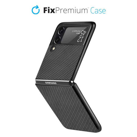 FixPremium - Coque Carbone pour Samsung Galaxy Z Flip 3, noir