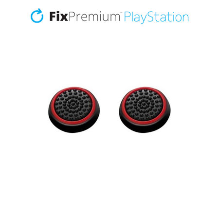 FixPremium - Capuchons de poignée pour manette PS4/PS5 - Set 2pcs, rouge