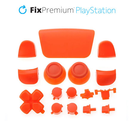 FixPremium - Éléments décoratifs pour PS5 DualSense, orange