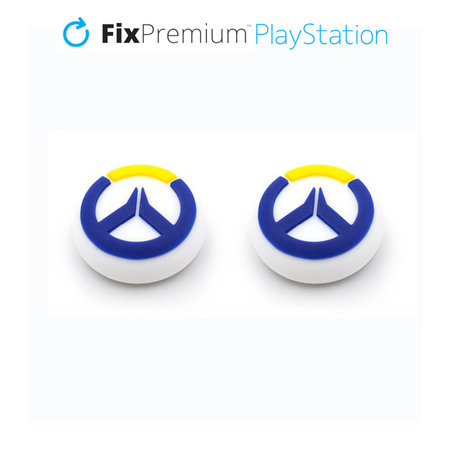 FixPremium - Capuchons de poignée pour contrôleur PS4/PS5 Overwatch - Set 2pcs