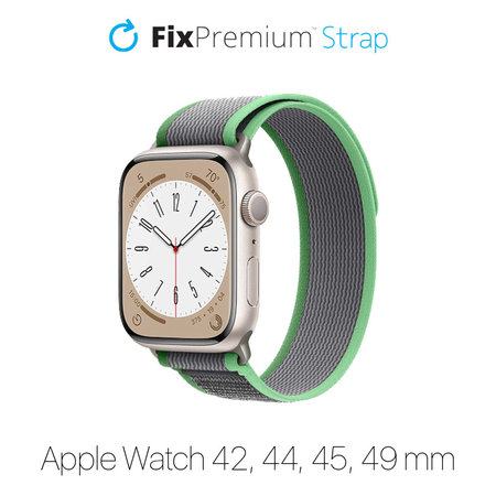 FixPremium - Bracelet Trail Loop pour Apple Watch (42, 44, 45 et 49 mm), turquoise