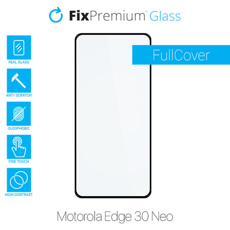 FixPremium FullCover Glass - Verre trempé pour Motorola Edge 30 Neo