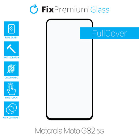 FixPremium FullCover Glass - Verre Trempé pour Motorola Moto G82 5G