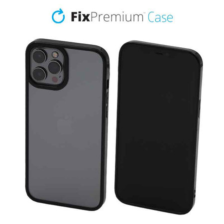 FixPremium - Coque Invisible pour iPhone 12 Pro Max, noir