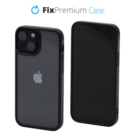 FixPremium - Coque Invisible pour iPhone 13 mini, noir