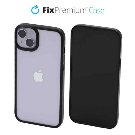 FixPremium - Coque Invisible pour iPhone 14 Plus, noir