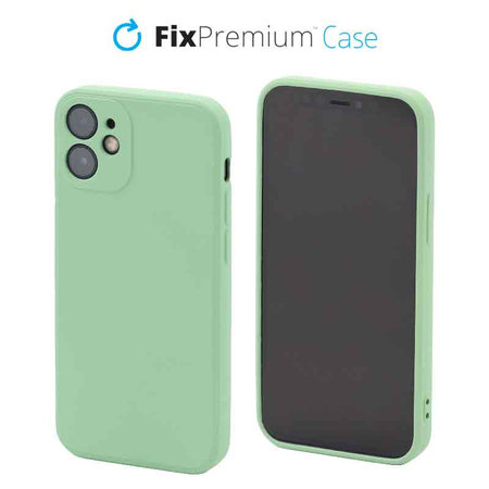 FixPremium - Coque en caoutchouc pour iPhone 12 mini, vert