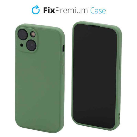 FixPremium - Coque en caoutchouc pour iPhone 13 mini, vert