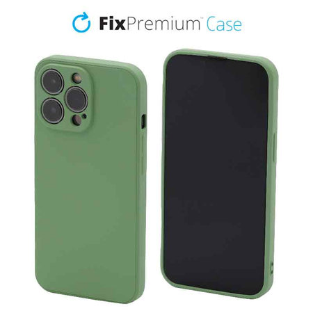 FixPremium - Coque en caoutchouc pour iPhone 14 Pro, vert