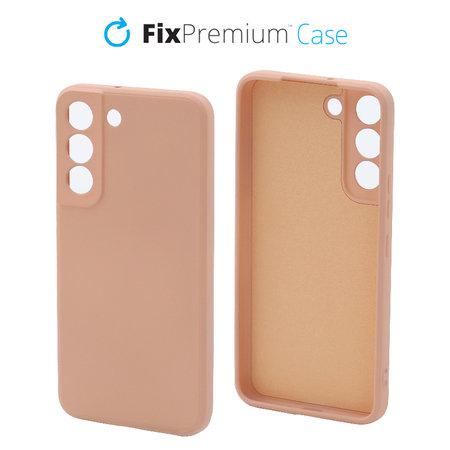 FixPremium - Coque en caoutchouc pour Samsung Galaxy S22, saumon