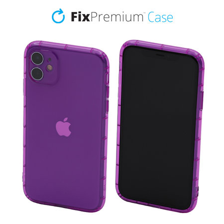 FixPremium - Coque transparente pour iPhone 11, violette