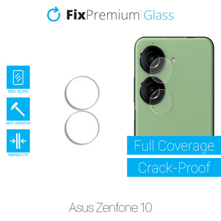 FixPremium Glass - Protecteur d'objectif de caméra arrière pour Asus ZenFone 10