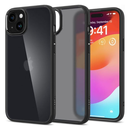 Spigen - Étui Ultra Hybrid pour iPhone 15, Frost Black