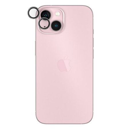 PanzerGlass - Couvercle de Protection d'Objectif d'Appareil Hoops pour iPhone 15 et 15 Plus, transparent