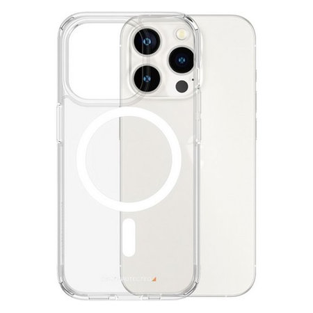 PanzerGlass - Étui HardCase D3O avec MagSafe pour iPhone 15 Pro, transparent