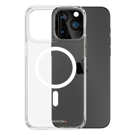 PanzerGlass - Étui HardCase D3O avec MagSafe pour iPhone 15 Pro Max, transparent