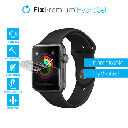 FixPremium - Unbreakable Screen Protector pour Apple Watch 1, 2, 3 (38mm)