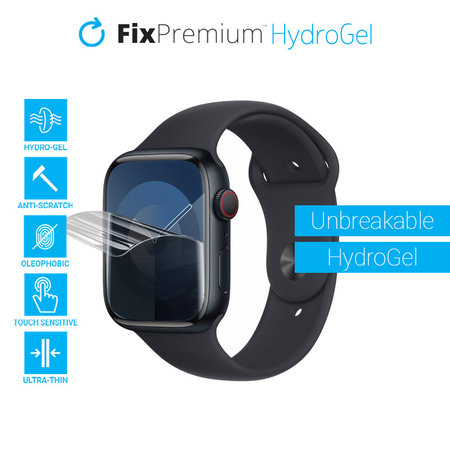 FixPremium - Unbreakable Screen Protector pour Apple Watch 7, 8 (41mm)