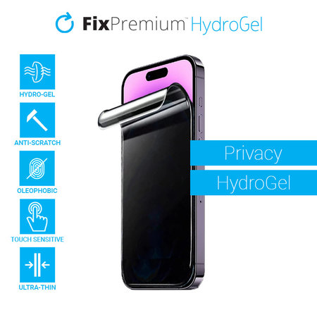 FixPremium - Privacy Screen Protector pour Apple iPhone 15