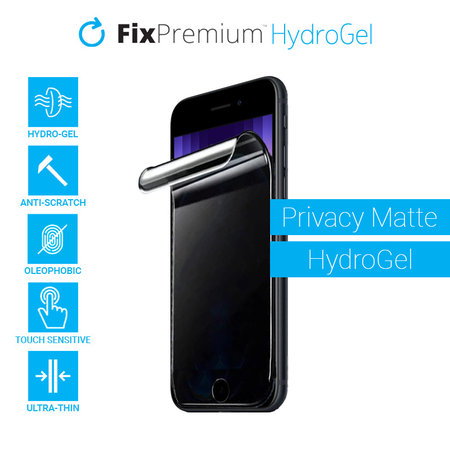 FixPremium - Privacy Matte Screen Protector pour Apple iPhone 6, 6S, 7, 8, SE 2020 et SE 2022