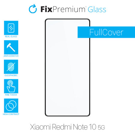 FixPremium FullCover Glass - Verre trempé pour Xiaomi Redmi Note 10 5G