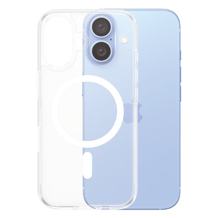 PanzerGlass - Étui HardCase avec MagSafe pour iPhone 16, transparent