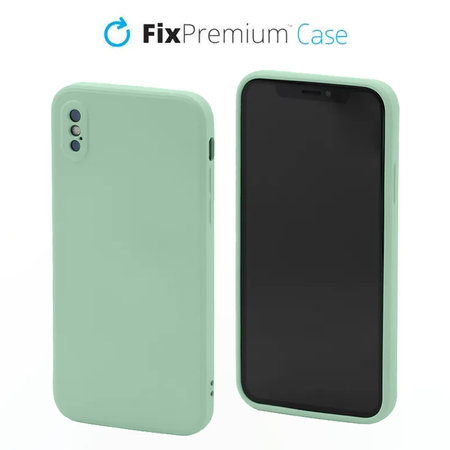 FixPremium - Coque en silicone pour iPhone X & XS, verde