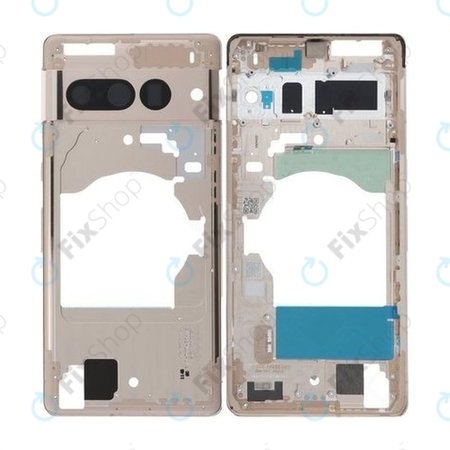 Google Pixel 7 Pro GP4BC GE2AE - Cadre central (Or)