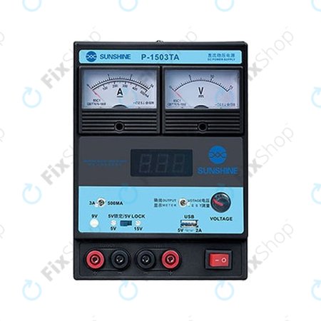 Sunshine P-1503TA - Alimentation DC régulée (0-15V, 0-3A)