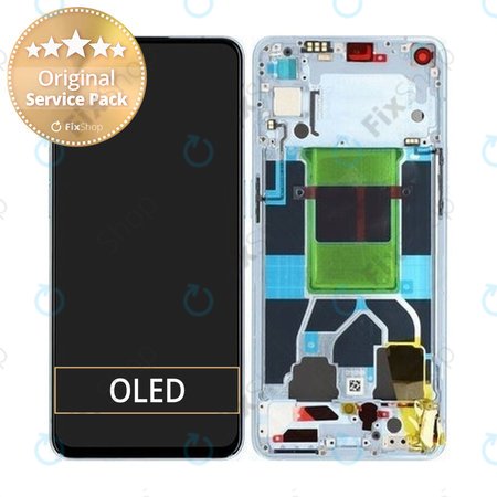 Oppo Reno 6 5G CPH2251 - Écran LCD + Écran Tactile + Cadre (Bleu Arctique) - 4907750 Genuine Service Pack