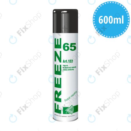 Freeze 65 - Spray de congélation -55°C (Non inflammable, non conducteur) - 600ml