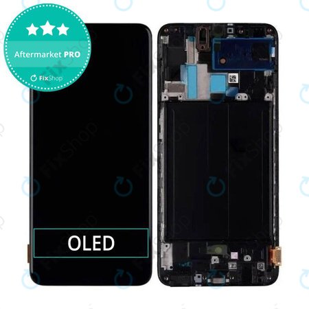 Samsung Galaxy A70 A705F - Écran LCD + Écran tactile + Cadre (Noir) OLED