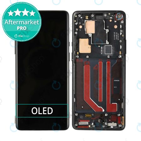 OnePlus 8 Pro - Écran LCD + Écran tactile + Cadre (Noir) OLED