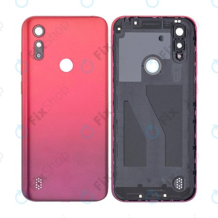 Motorola Moto E6s XT2053 - Cache batterie (Rouge lever du soleil)