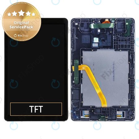 Samsung Galaxy Tab A 10.5 T590, T595 - Écran LCD + Ecran Tactile + Cadre (Noir) - GH97-22197A Genuine Service Pack