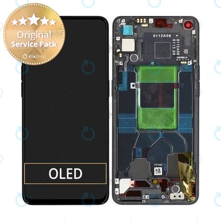 Oppo Reno 6 5G CPH2251 - Écran LCD + Écran Tactile + Cadre (Noir Stellar) - 4907749 Genuine Service Pack