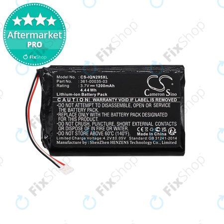 Garmin A3AVDG03, Nuvi 2000-series - Batterie 361-00035-03, 361-00035-07 1200mAh HQ