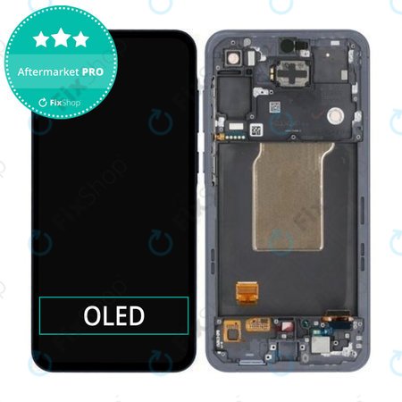 Samsung Galaxy A55 A556B - Écran LCD + Écran tactile + Cadre (Awesome Navy) OLED