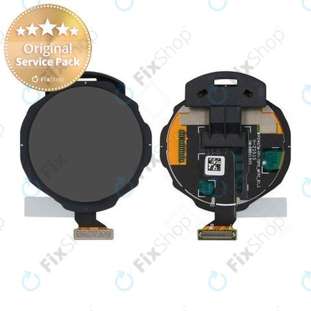 Samsung Galaxy Watch 4 Classic 46 mm R895 - Écran LCD + Écran tactile + Cadre (Noir) - GH96-14426A Genuine Service Pack