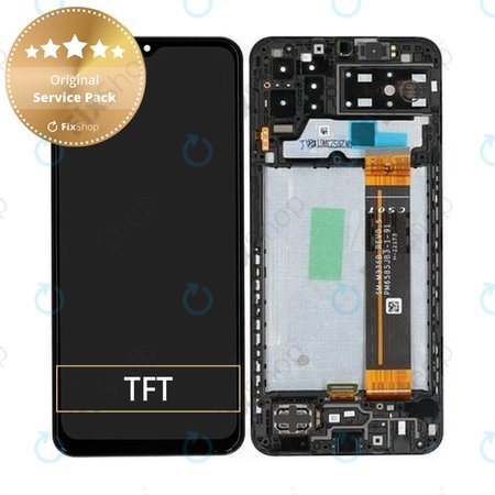 Samsung Galaxy A13 A137F - Écran LCD + Ecran Tactile + Cadre (Noir) - GH82-29227A, GH82-29228A Genuine Service Pack