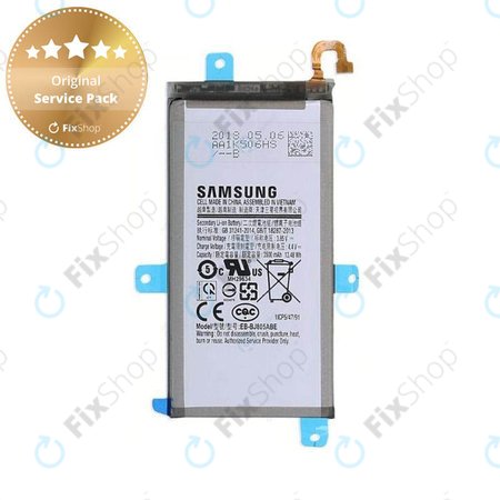 Samsung Galaxy A6 Plus A605 (2018) - Batterie Li-Ion-Polymère EB-BJ805ABE 3500mAh - GH82-16480A Genuine Service Pack