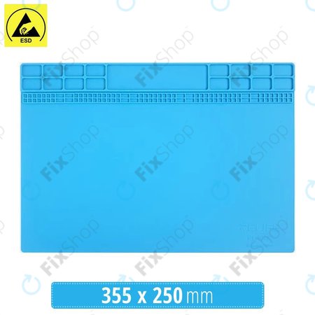 Relife RL-004A - ESD Tapis en Silicone Antistatique Résistant à la Chaleur - 35.5 x 25cm