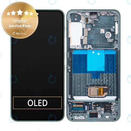 Samsung Galaxy S22 S901B - Écran LCD + Écran tactile + Cadre (Vert) - GH82-27520C, GH82-27521C Genuine Service Pack