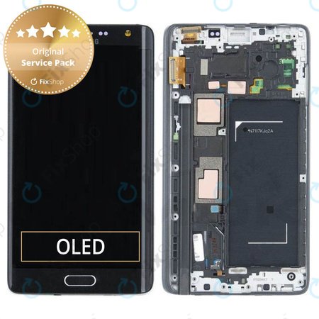 Samsung Galaxy Note Edge N915FY - Écran LCD + Ecran Tactile + Cadre (Noir) - GH97-16636A Genuine Service Pack