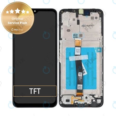 Samsung Galaxy A22 5G A226B - Écran LCD + Tactile + Cadre (Noir) - GH81-20694A Genuine Service Pack