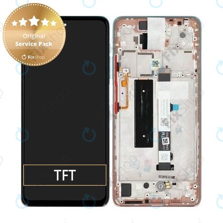 Xiaomi Mi 10T Lite 5G - Écran LCD + Ecran Tactile + Cadre (Rose Gold Beach) - 5600050J1700 Genuine Service Pack