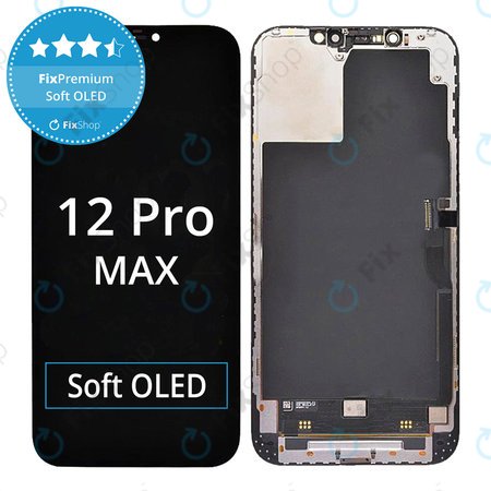 Apple iPhone 12 Pro Max - Écran LCD + Écran Tactile + Cadre Soft OLED FixPremium